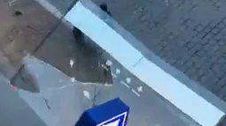 RMC：里尔商店遭砸毁，路人被玻璃砸晕